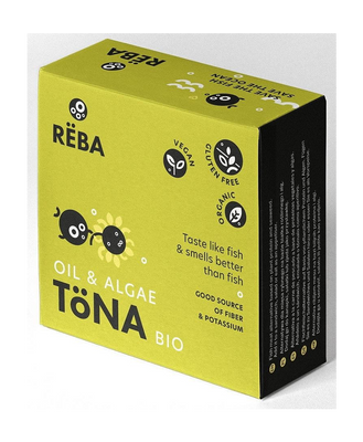 Веганська альтернатива тунцю в соняшниковій олії, без глютену, 150 г, REBA фото