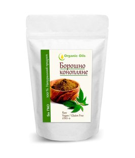 Борошно конопляне без глютену, 250 г, Organic Oils фото