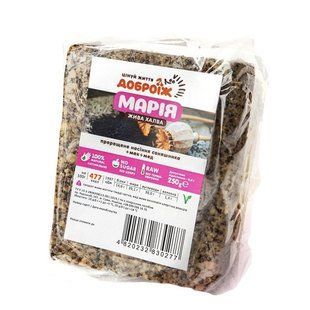 Жива халва Марія без цукру, 250 г, Доброїж фото