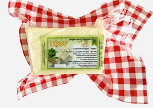 Сир тофу класичний без лактози, без добавок, 0,410 (-+10) г, ТМ Львівська господарка фото