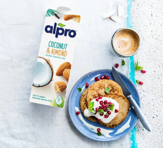 Напій кокосово-мигдалевий, без лактози, без глютену, 1л, Alpro